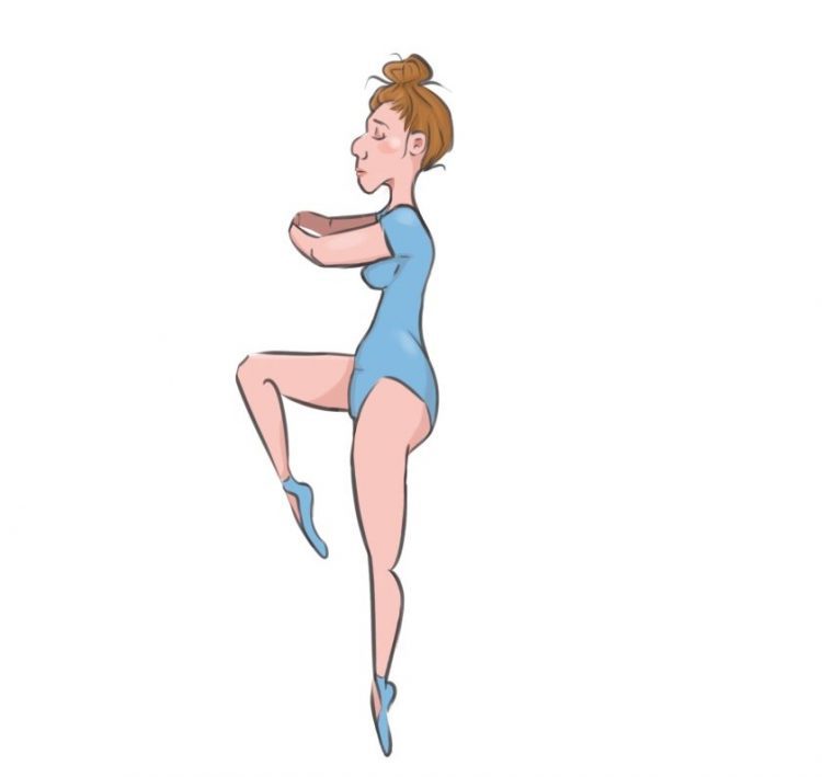 Big on Ballet - Spot Illustration