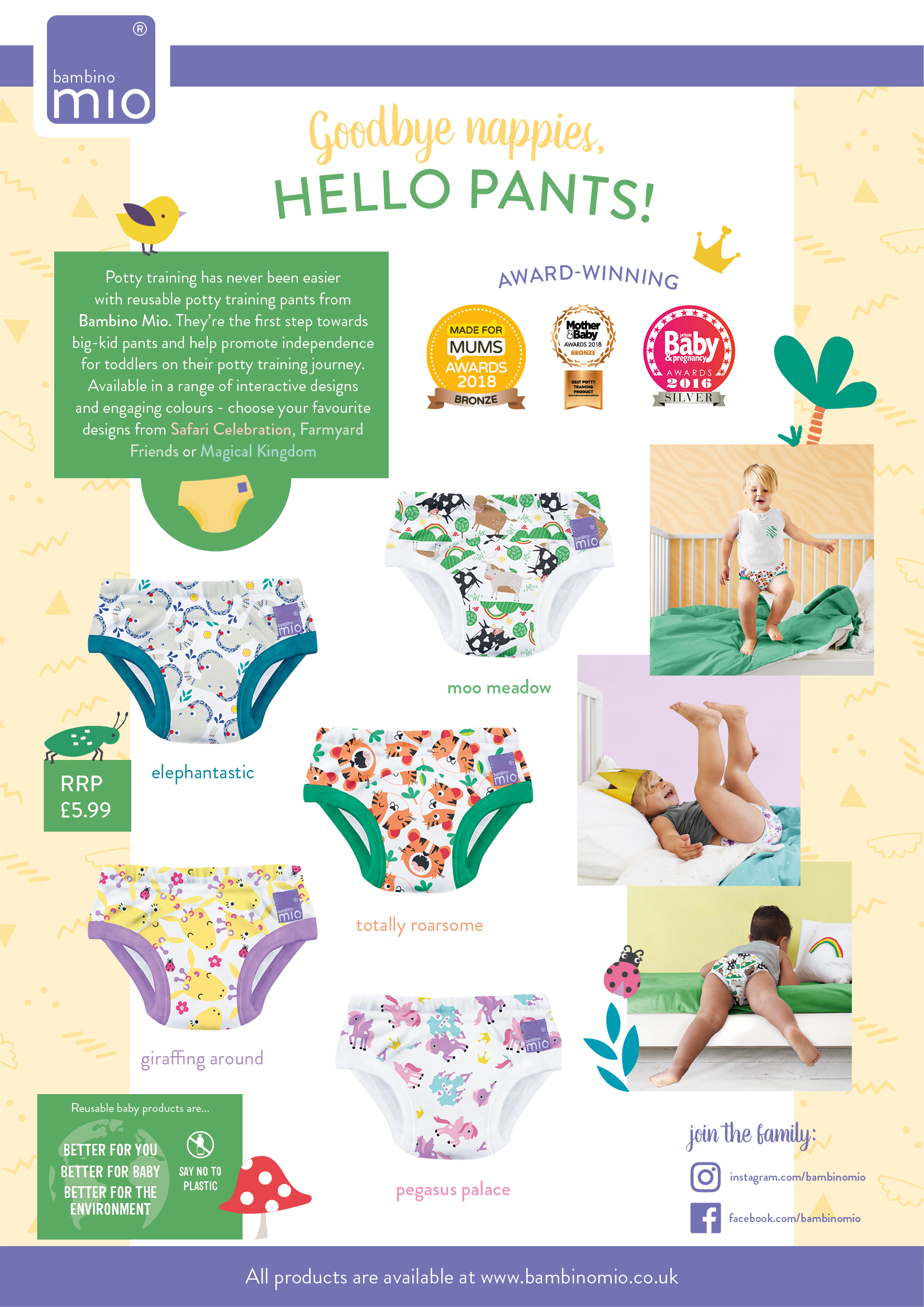 goodbye nappies, hello pants - old PR looksheet