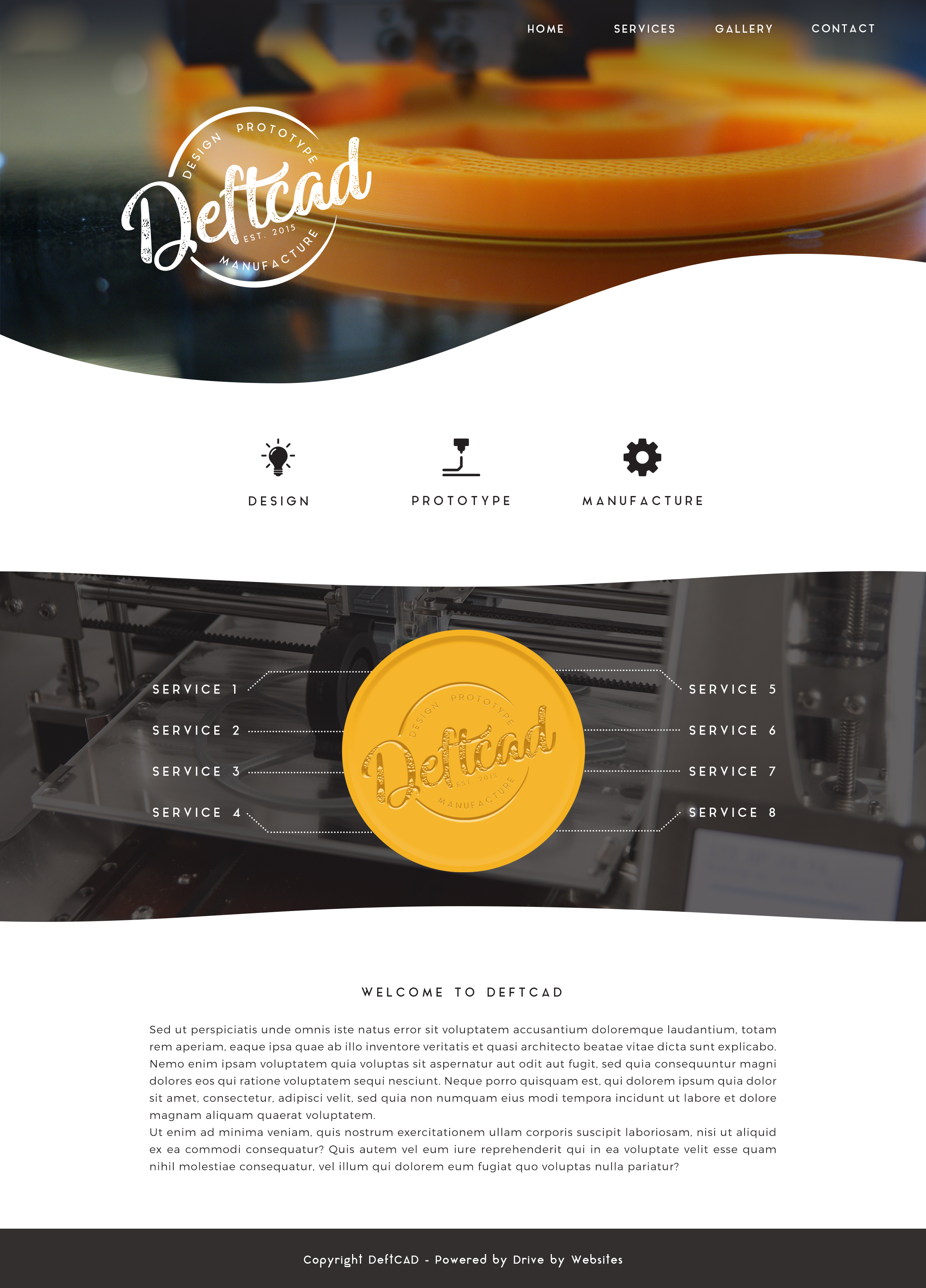 DeftCAD web design 1
