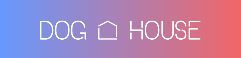 doghouse logo banner negative space