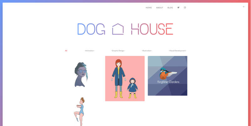 Doghouse Media Homepage Design